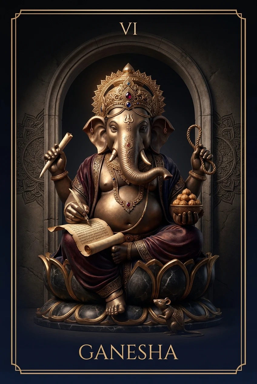 Ganesha, The one who removes the obstacle, who opens the way