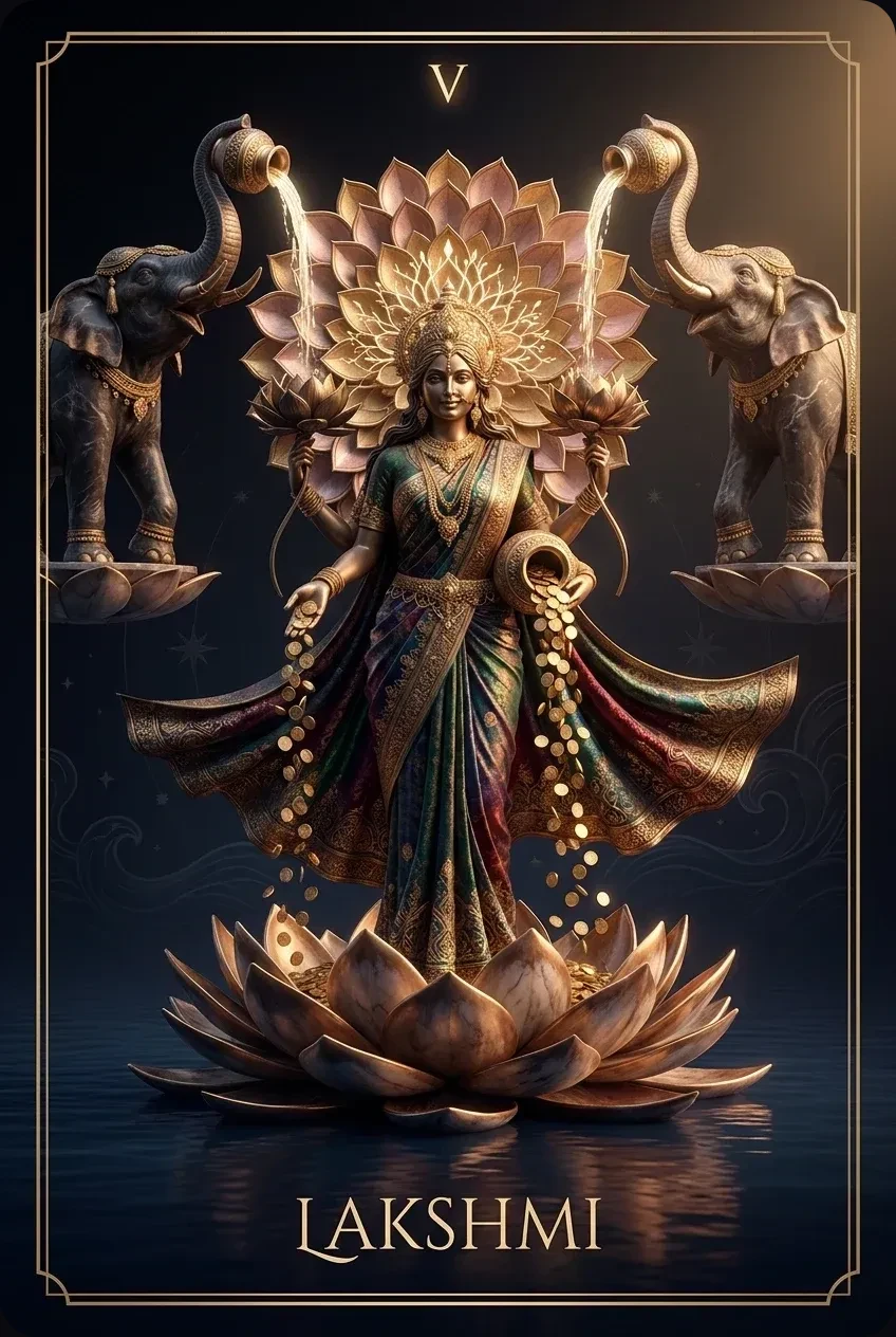 Lakshmi, The graceful arrival of abundance