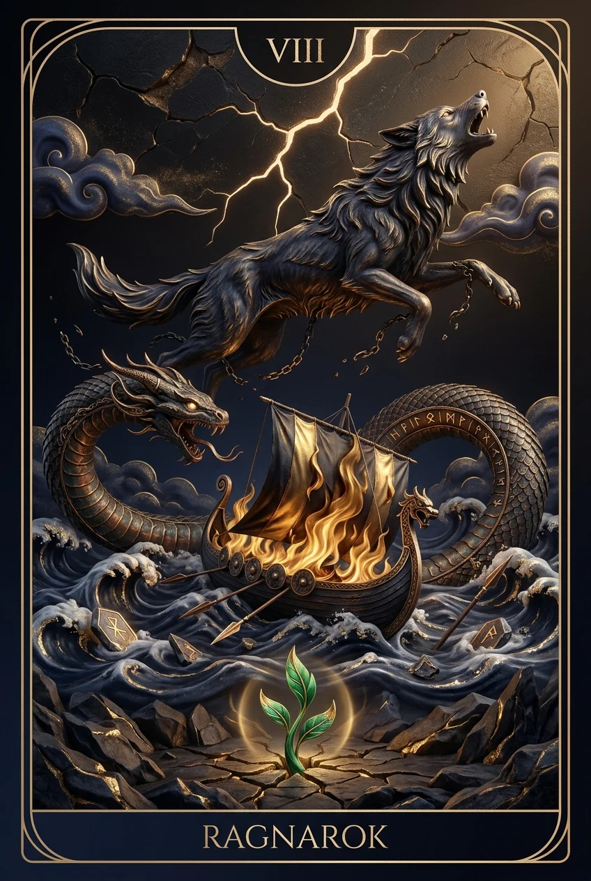 Ragnarök, The war of the end, the destruction before rebirth