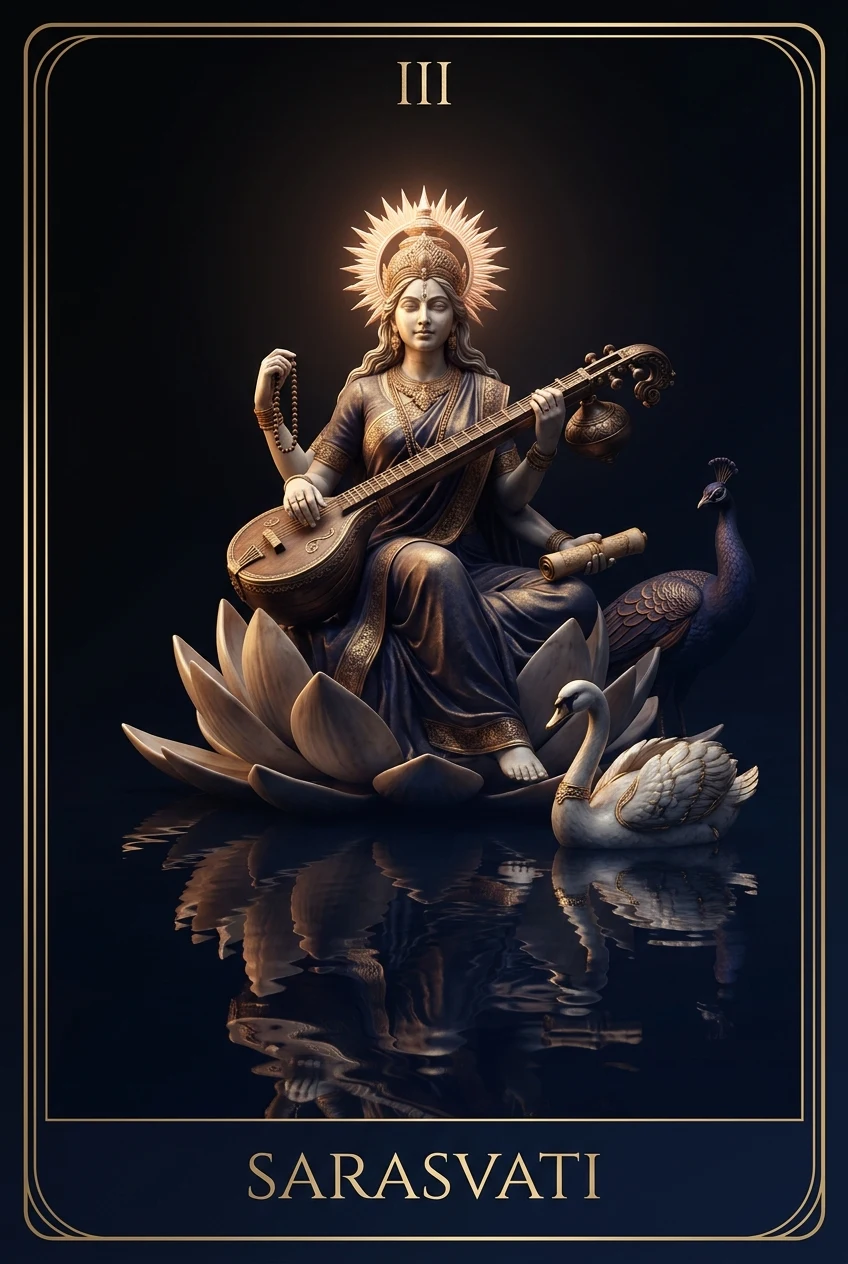 Sarasvati, Flowing intelligence, knowledge that is expressed
