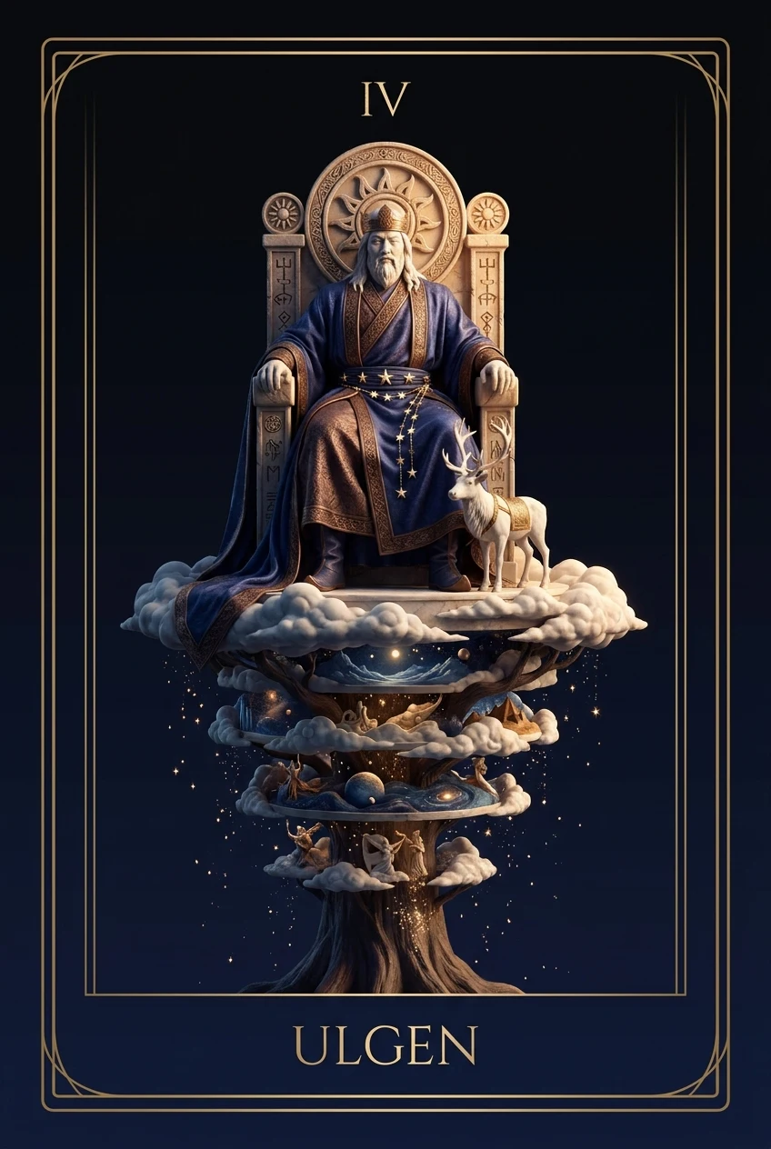 Ulgen, The creator of the upper world
