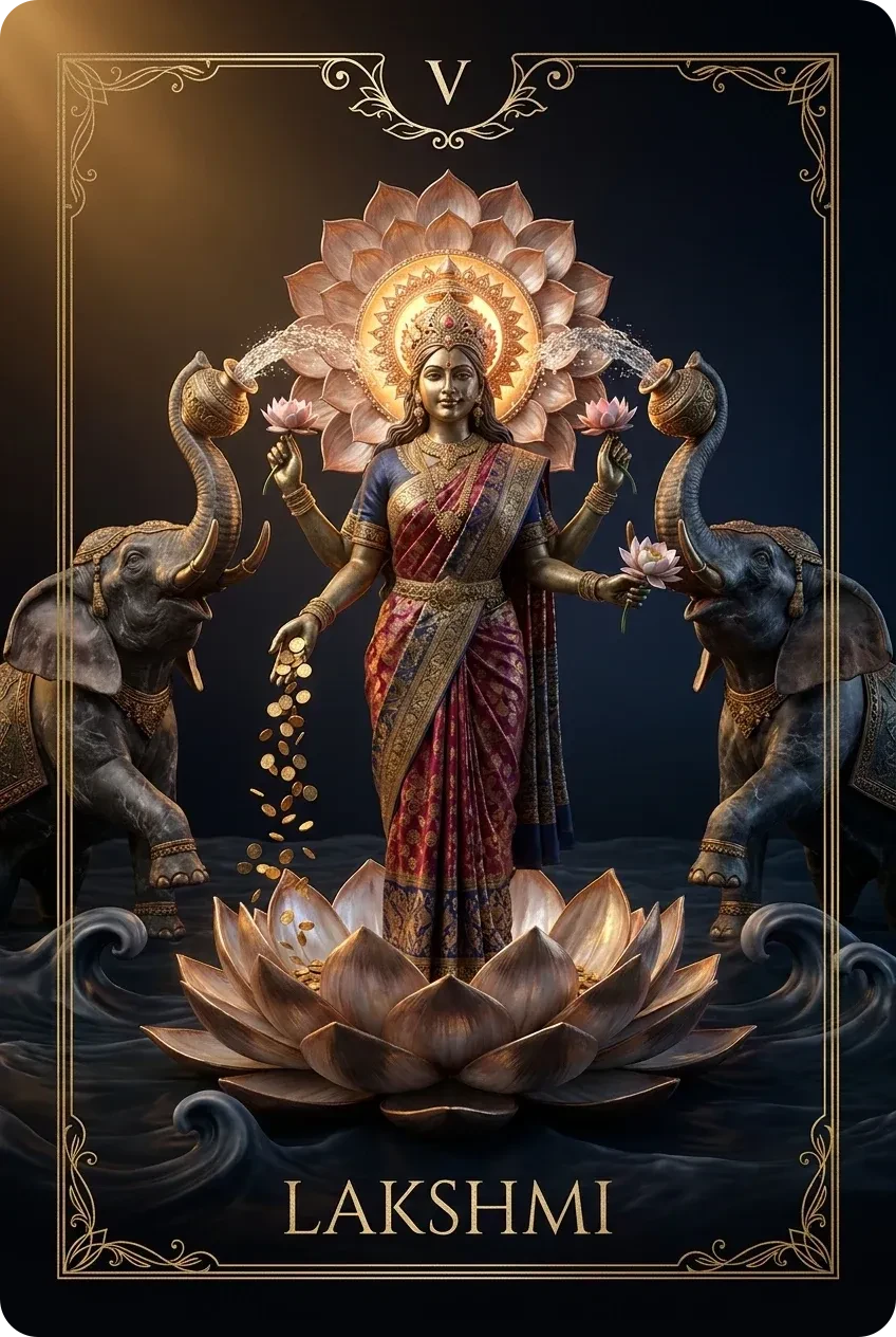 Lakshmi, Bolluğun zarif gelişi