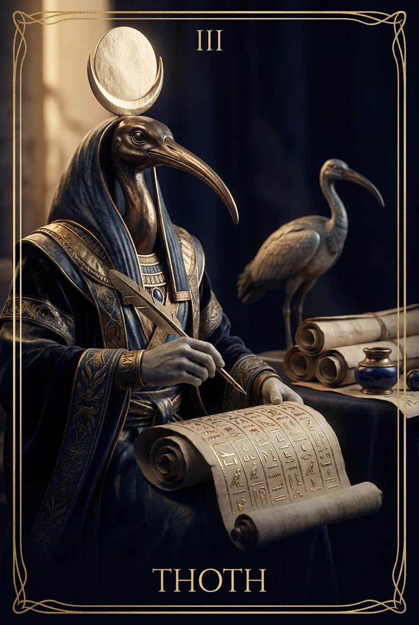 Thoth, Bilgi, yazı, kayıt